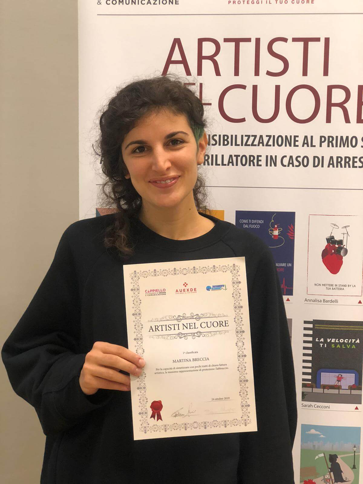 Auexde Artisti Nel Cuore Martina Breccia vincitrice