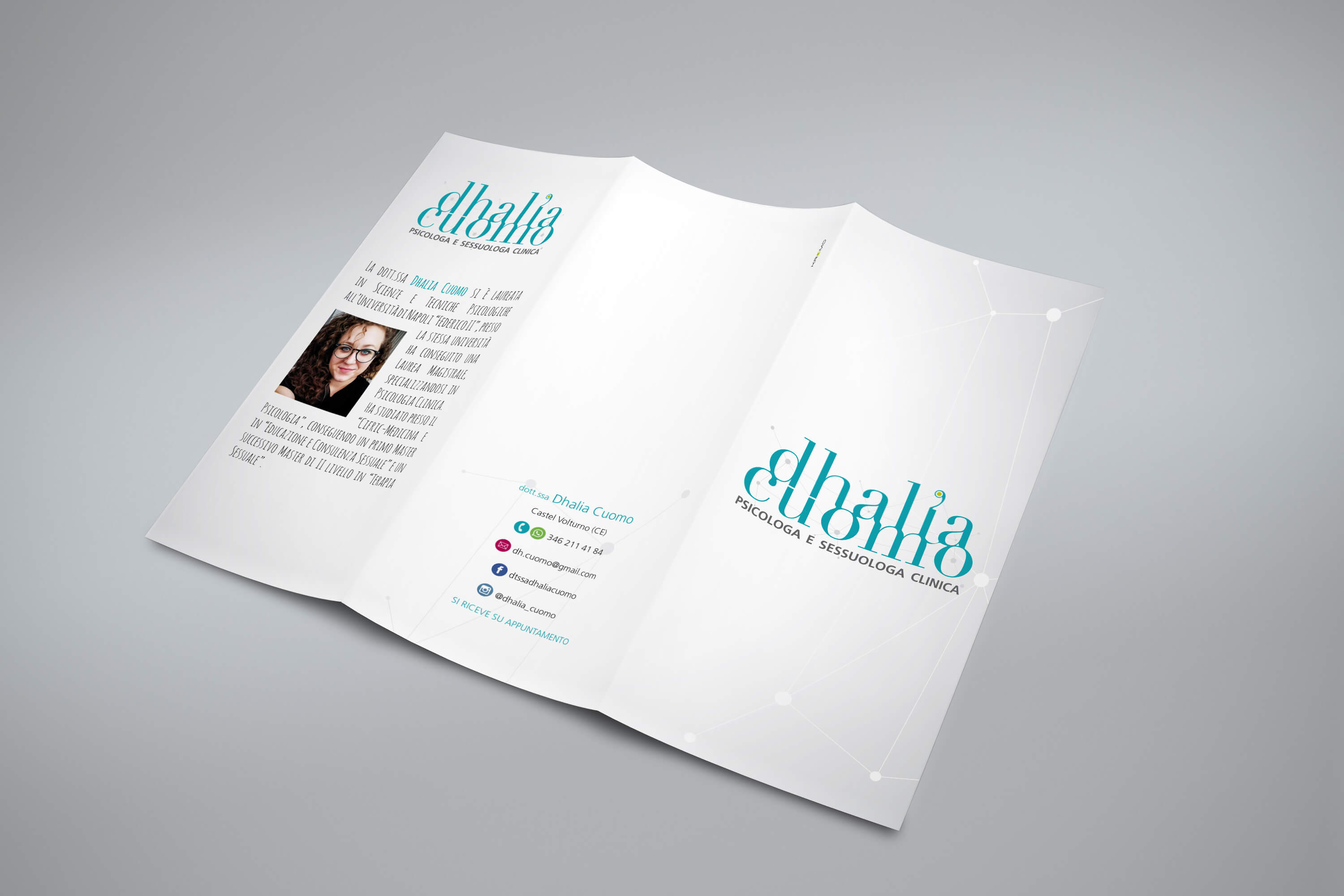 Dhalia Cuoo Brochure Front Side